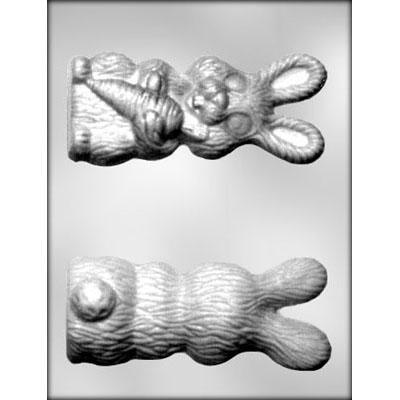 BUNNY WITH CARROT 6" 3D CHOCOLATE MOLD Product #90-2346 - Papagino Foods Inc.