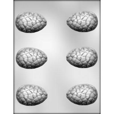 CRACKED EGG 2½" 3D CHOCOLATE MOLD Product #90-2353 - Papagino Foods Inc.