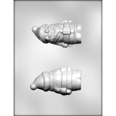 Santa 4" 3D Chocolate Mold # 90-4303 - Papagino Foods Inc.