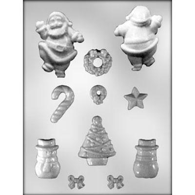 Christmas Gingerbread House Accessories Chocolate Mold # 90-4311 - Papagino Foods Inc.