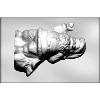 Santa (Front) 10" Chocolate Mold # 90-4402 - Papagino Foods Inc.