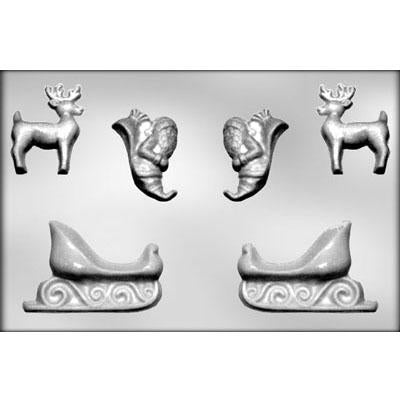 Sleigh 3D Chocolate Mold # 90-4404 - Papagino Foods Inc.