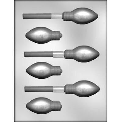 Christmas Light Sucker Chocolate # 90-4968 - Papagino Foods Inc.