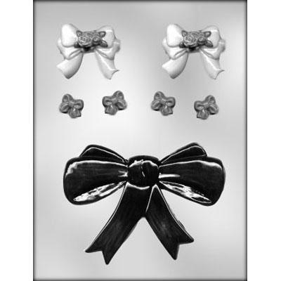 Ribbon Bow Assortment Chocolate Mold # 90-8625 - Papagino Foods Inc.