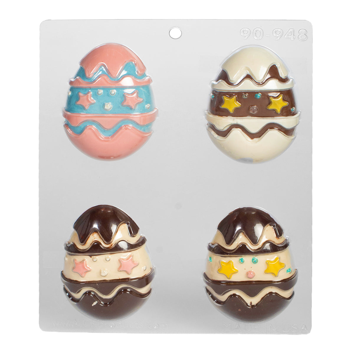 EASTER EGG CHOCOLATE MOLD Product #90-948 - Papagino Foods Inc.