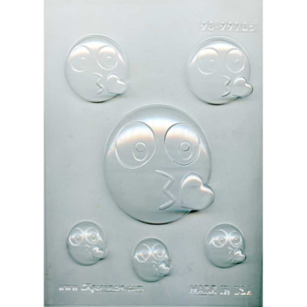 KISS EMOJI CHOCOLATE MOLD Product #90-99705 - Papagino Foods Inc.
