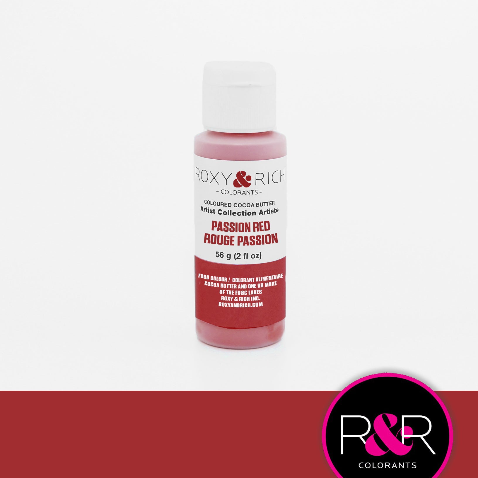 Roxy & Rich Cocoa Butter Passion Red (# BC2-004) - 2 OZ - Papagino Foods Inc.