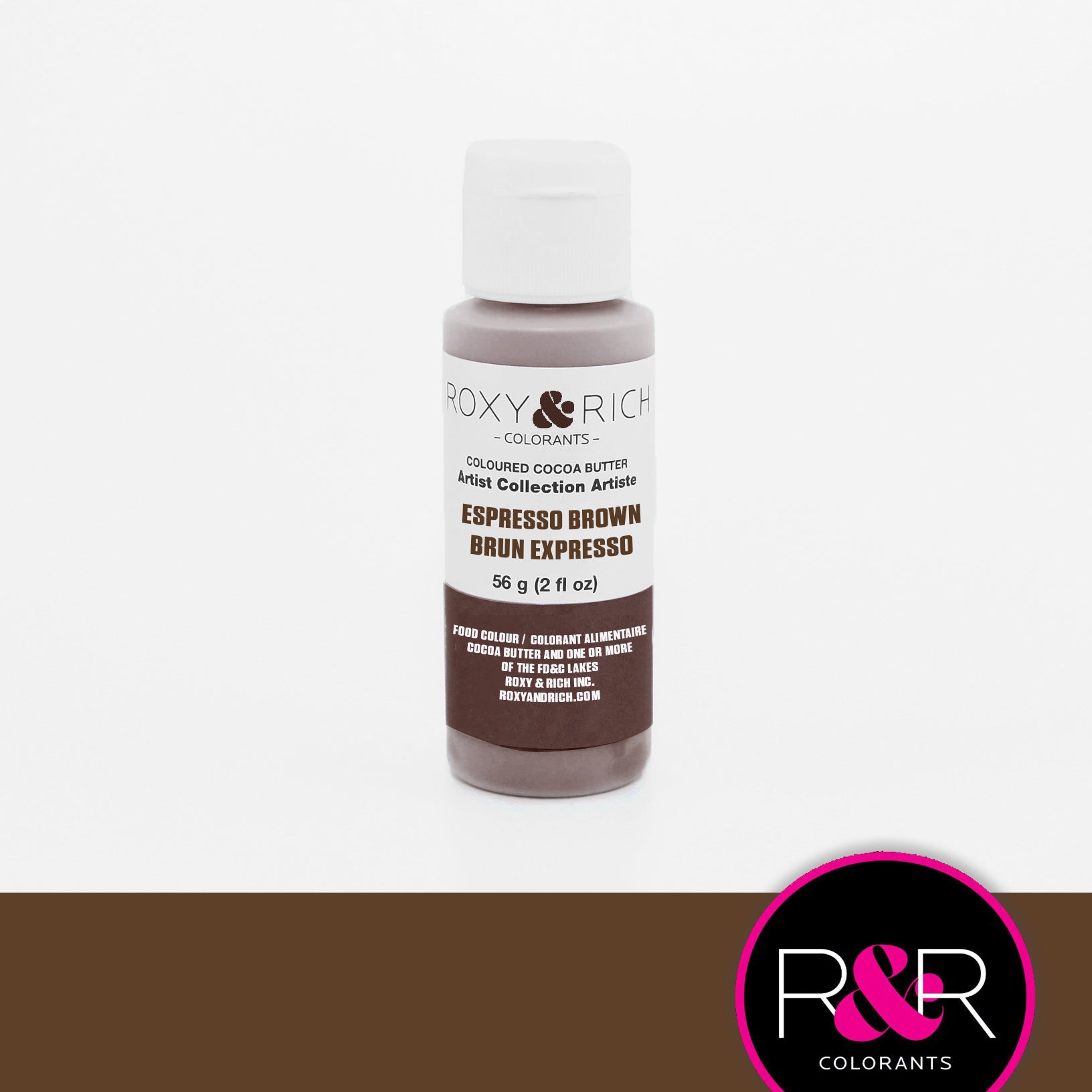 Roxy & Rich Cocoa Butter Espresso Brown (# BC2-012) - 2 OZ - Papagino Foods Inc.