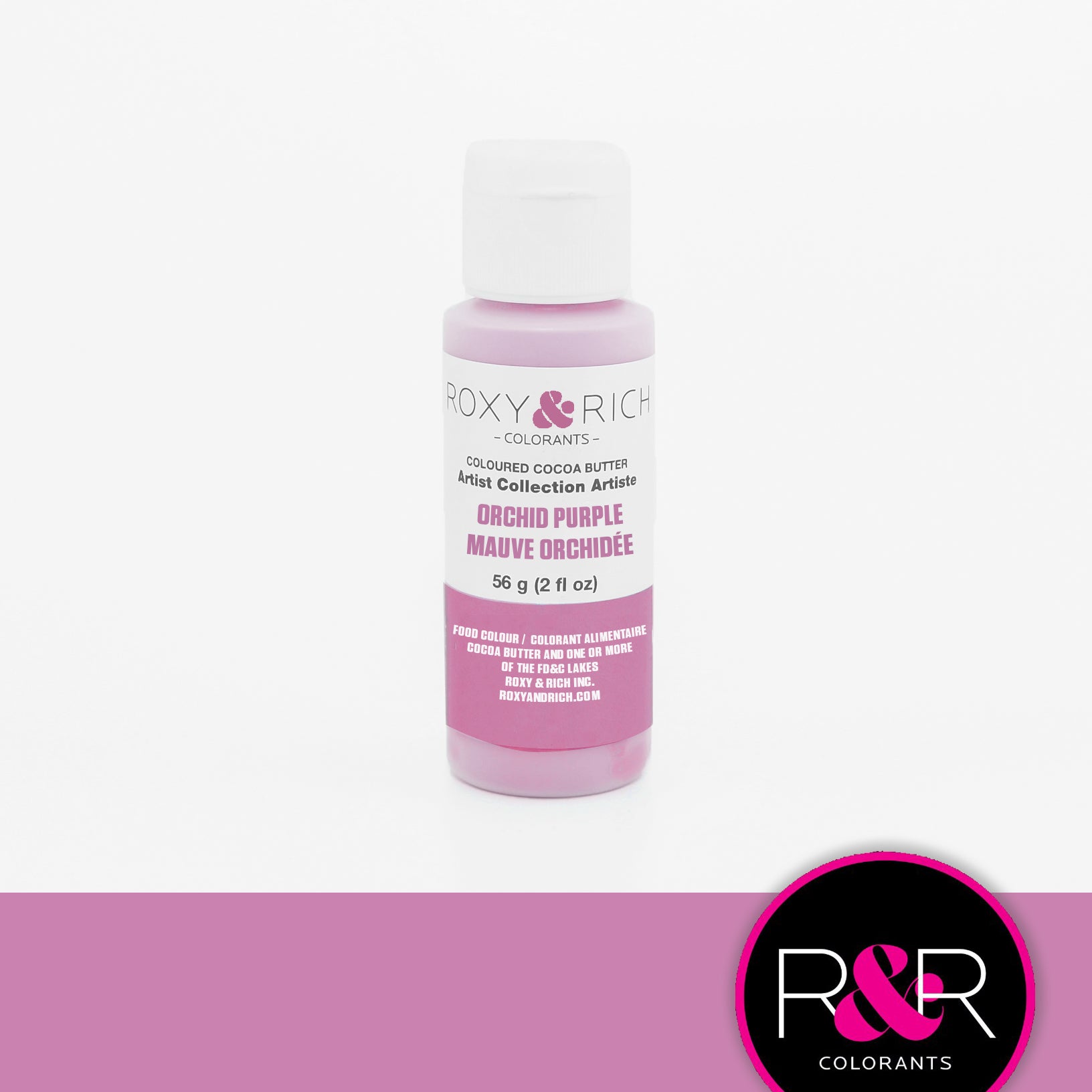 Roxy & Rich Cocoa Butter Orchid Purple (# BC2-019) - 2 OZ - Papagino Foods Inc.