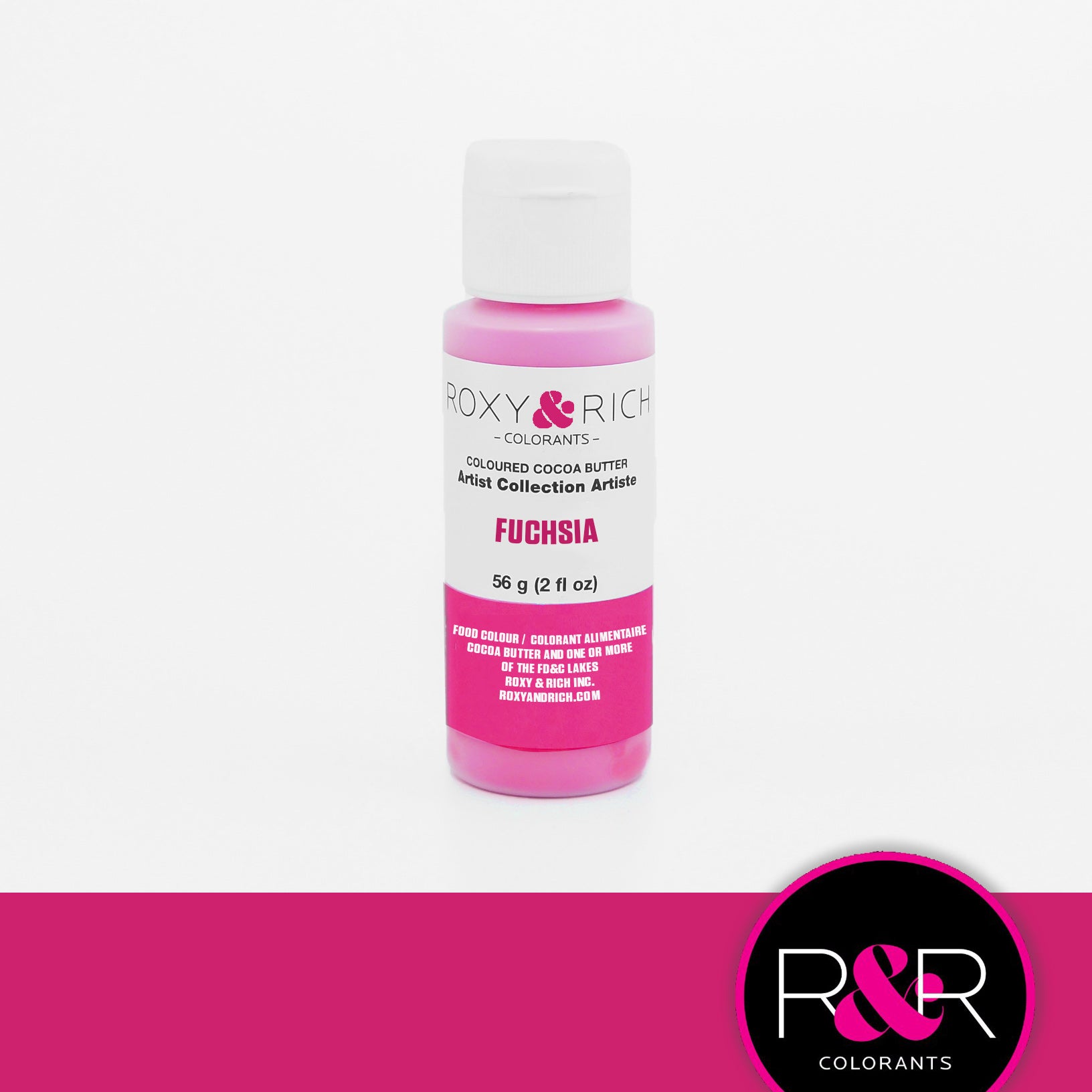 Roxy & Rich Cocoa Butter Fuchsia (# BC2-026) - 2 OZ - Papagino Foods Inc.