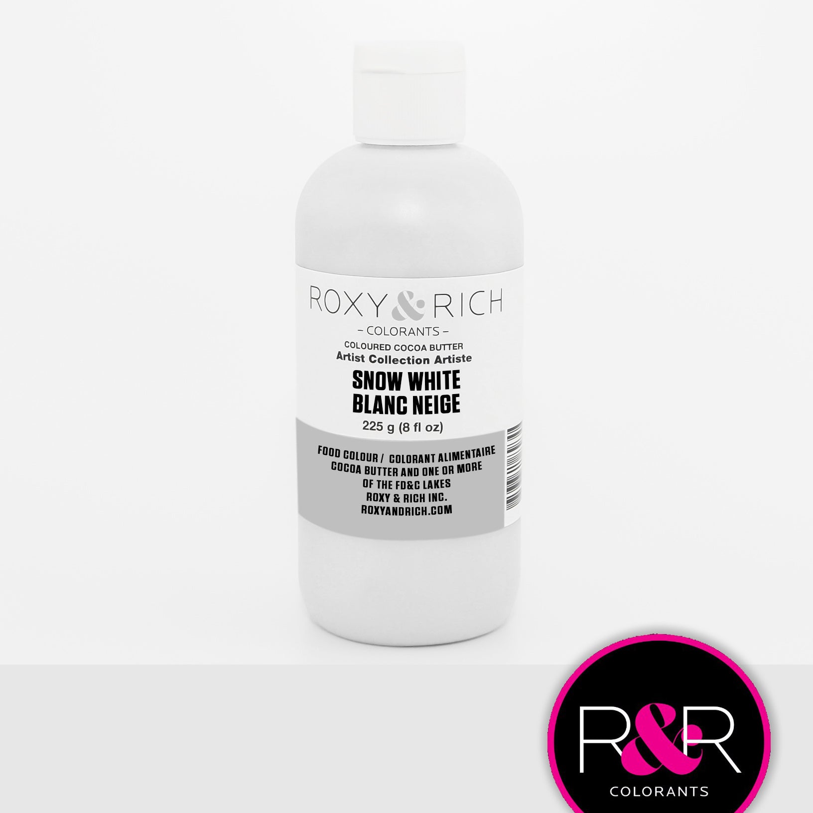 Roxy & Rich Cocoa Butter Snow White (# BC8-000) - 8 OZ - Papagino Foods Inc.