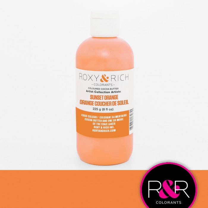 Roxy & Rich Cocoa Butter Sunset Orange (# BC8-002) - 8 OZ **BBD Nov 2023** - Papagino Foods Inc.