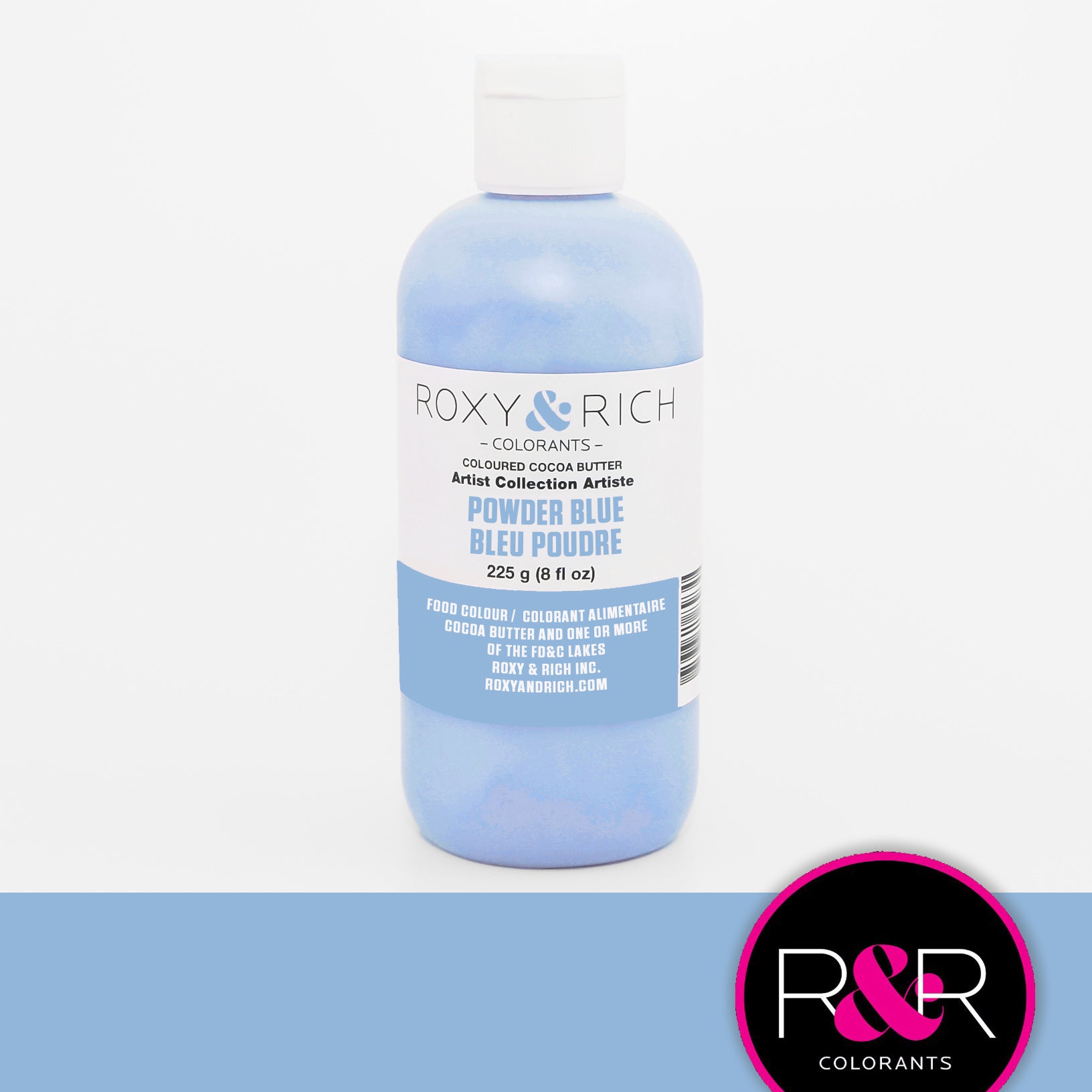 Roxy & Rich Cocoa Butter Powder Blue (# BC8-008) - 8 OZ - Papagino Foods Inc.