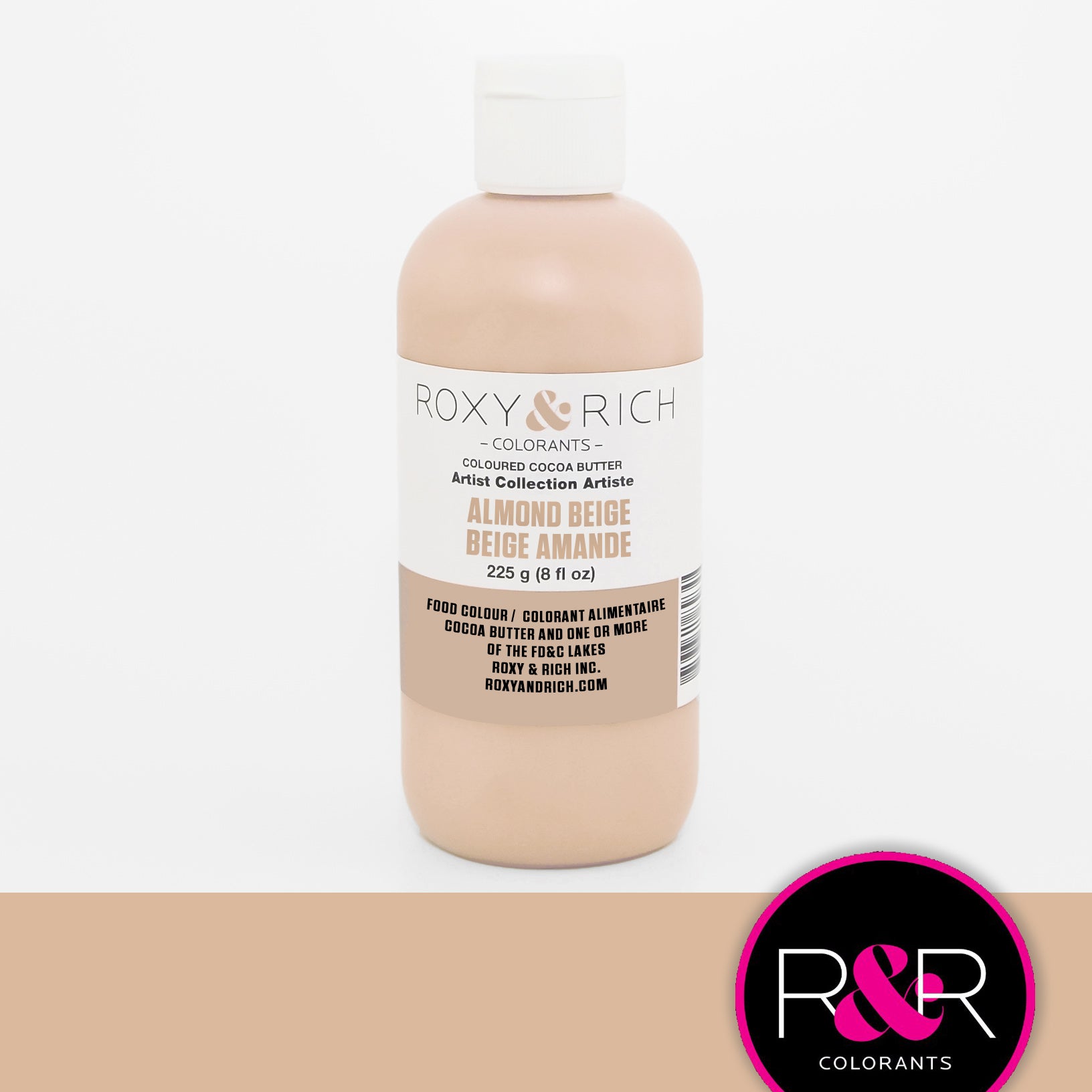 Roxy & Rich Cocoa Butter Almond Beige (# BC8-010) - 8 OZ **BBD June 2024** - Papagino Foods Inc.