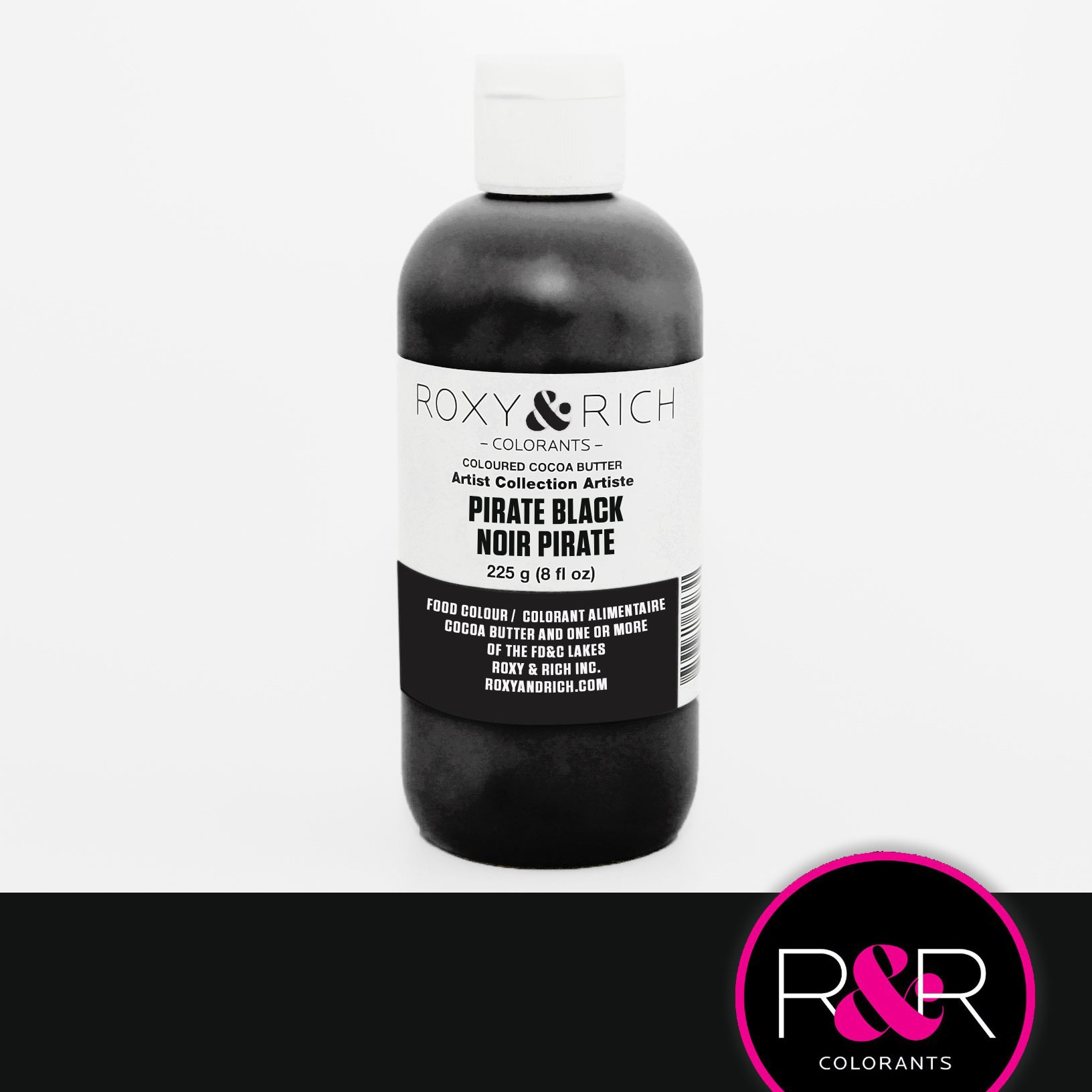 Roxy & Rich Cocoa Butter Pirate Black (# BC8-013) - 8 OZ - Papagino Foods Inc.