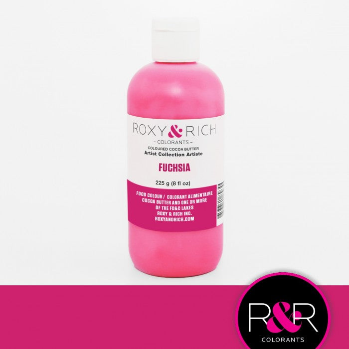 Roxy & Rich Cocoa Butter Fuchsia (# BC8-026) - 8 OZ - Papagino Foods Inc.