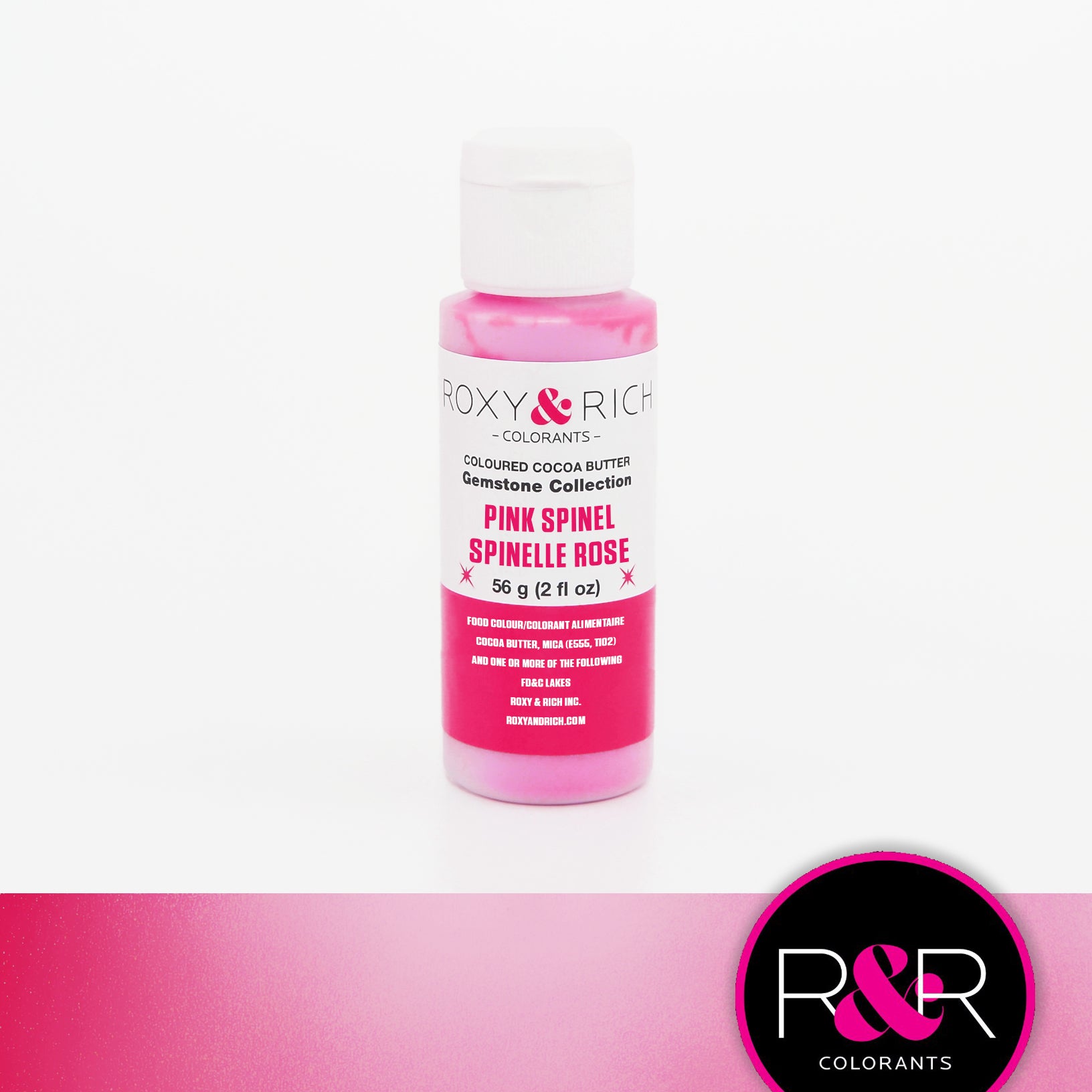Roxy & Rich Gemstone Cocoa Butter Pink Spinel (#BG2-019) - 2 OZ - Papagino Foods Inc.