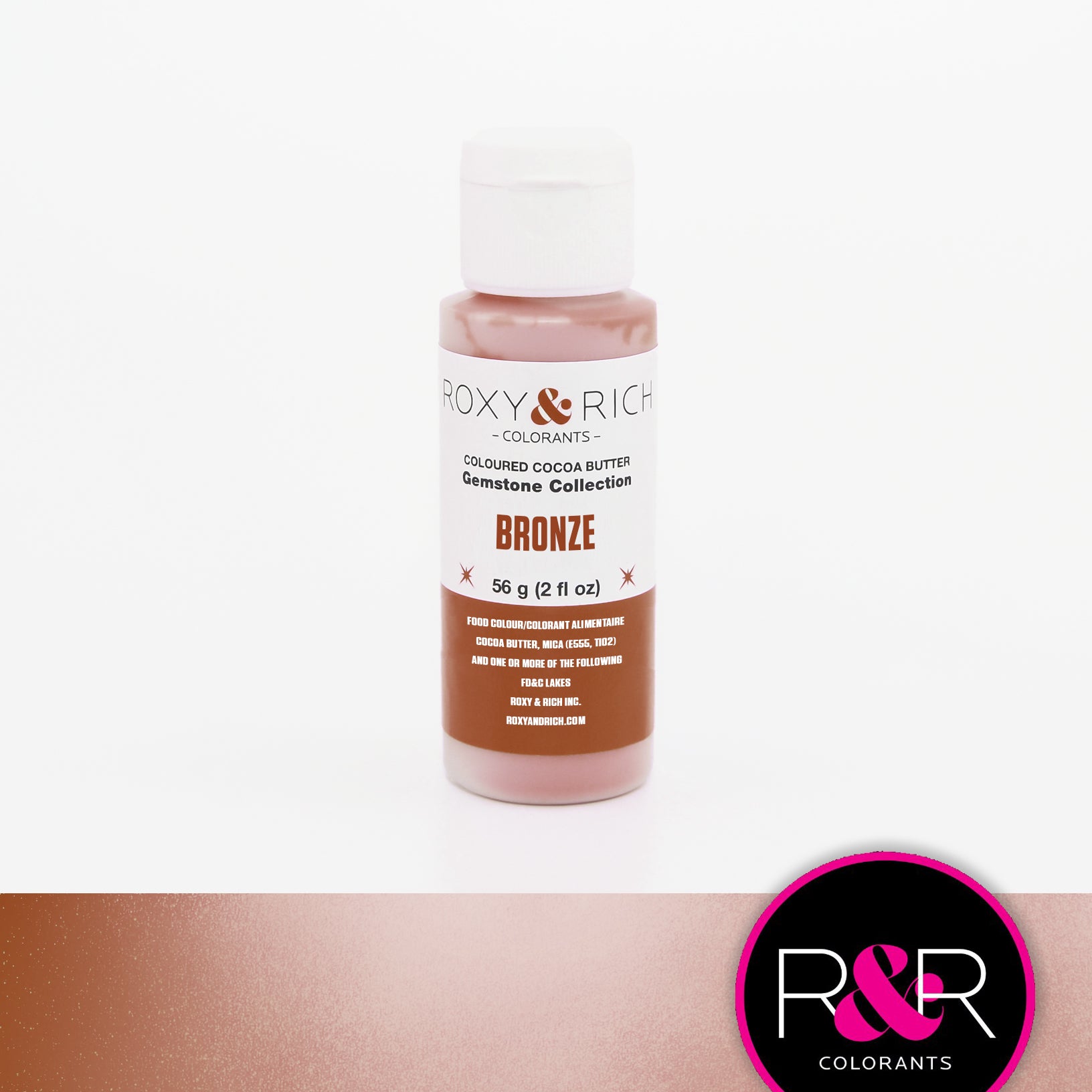 Roxy & Rich Gemstone Cocoa Butter Bronze (#BG2-029) - 2 OZ - Papagino Foods Inc.