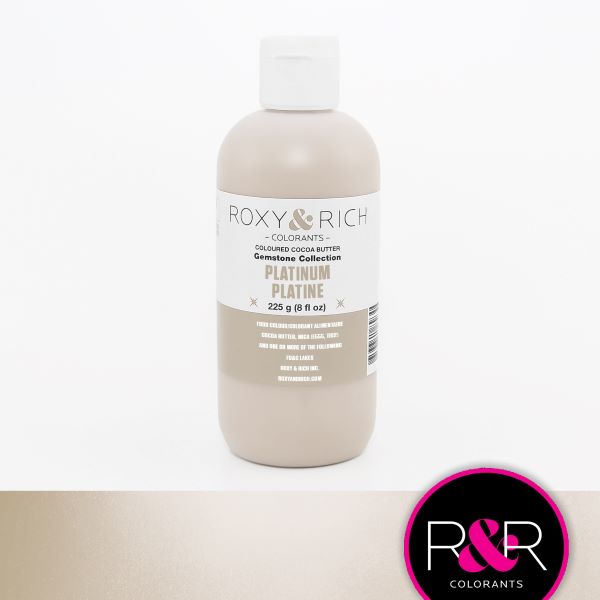 Roxy & Rich Gemstone Cocoa Butter Platinum (#BG8-027) - 8 OZ - Papagino Foods Inc.