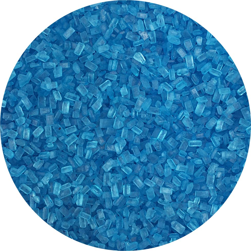 Celebakes Berry Blue Sugar Crystals, 4 oz. Product #7500-78504B - Papagino Foods Inc.