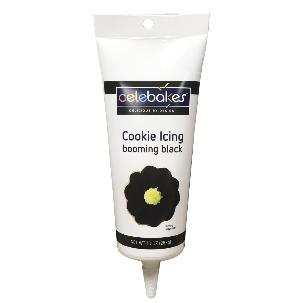 Celebakes Black Cookie Icing, 10 oz - Papagino Foods Inc.