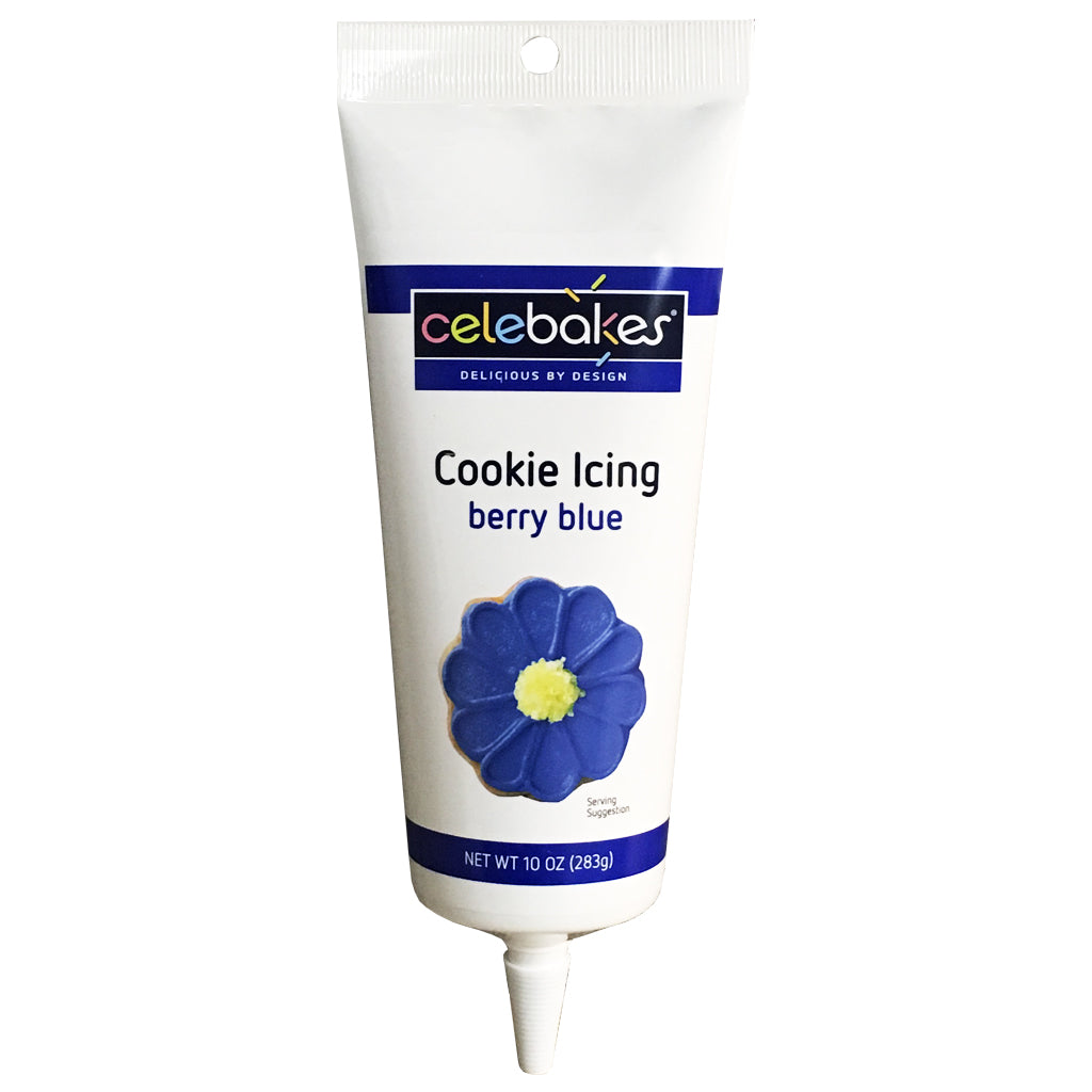 Celebakes Blue Cookie Icing, 10 oz - Papagino Foods Inc.