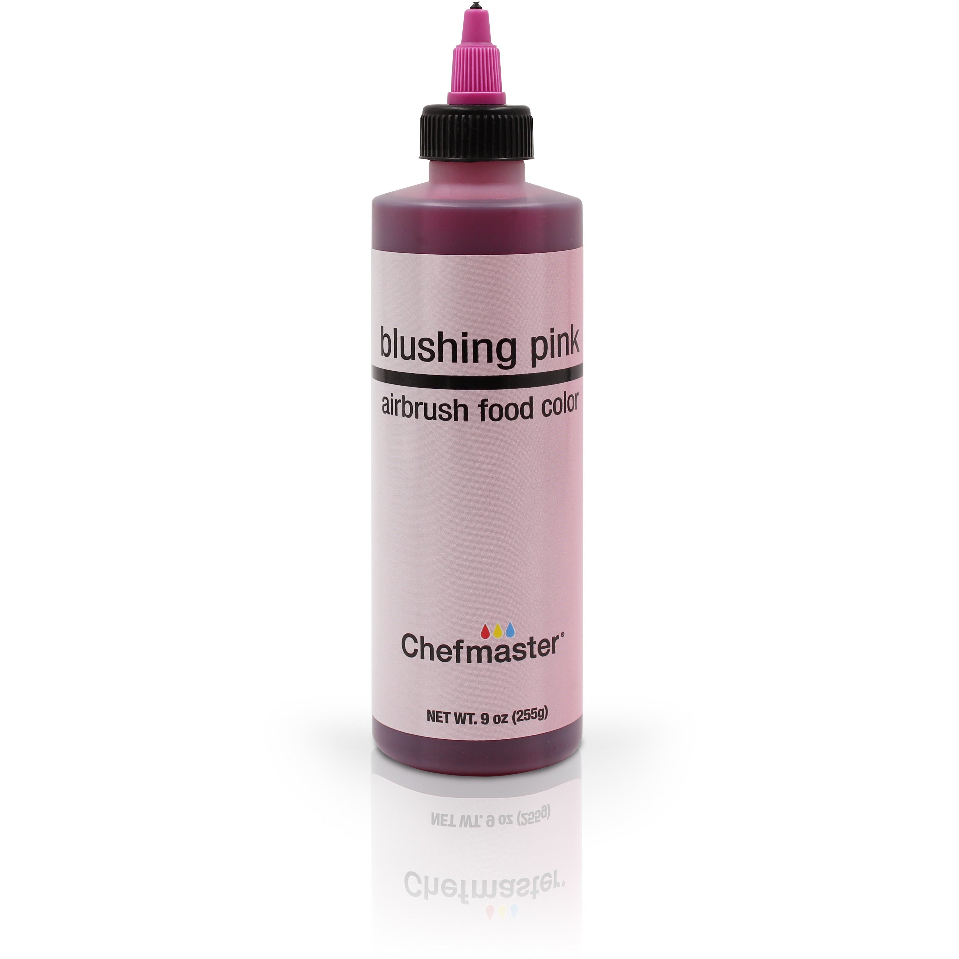 Chefmaster Blushing Pink Airbrush Food Coloring (# 3191) 9.0 OZ - Papagino Foods Inc.