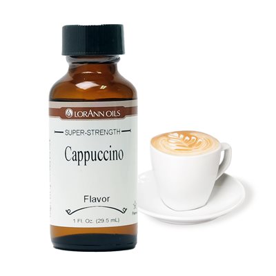 LorAnn Oils Cappuccino Flavor - 1 OZ # 0701-0500 **BBD Sep 2024** - Papagino Foods Inc.