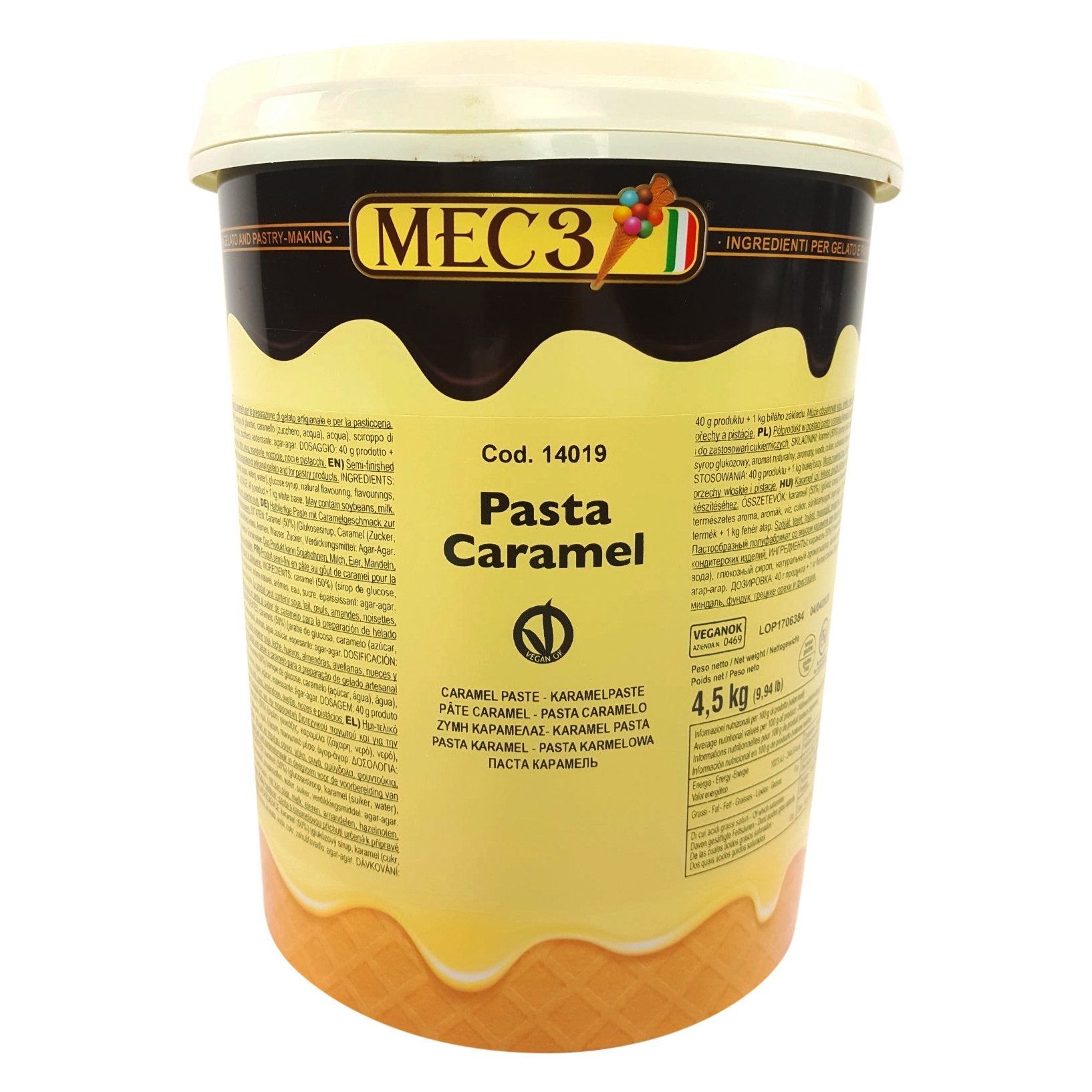 MEC3 Caramel Flavour Compound 4.5 kg (Pickup Only) - Papagino Foods Inc.