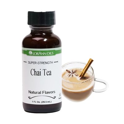 LorAnn Oils Chai Tea Flavor 1 oz   # 0372-0500 - Papagino Foods Inc.