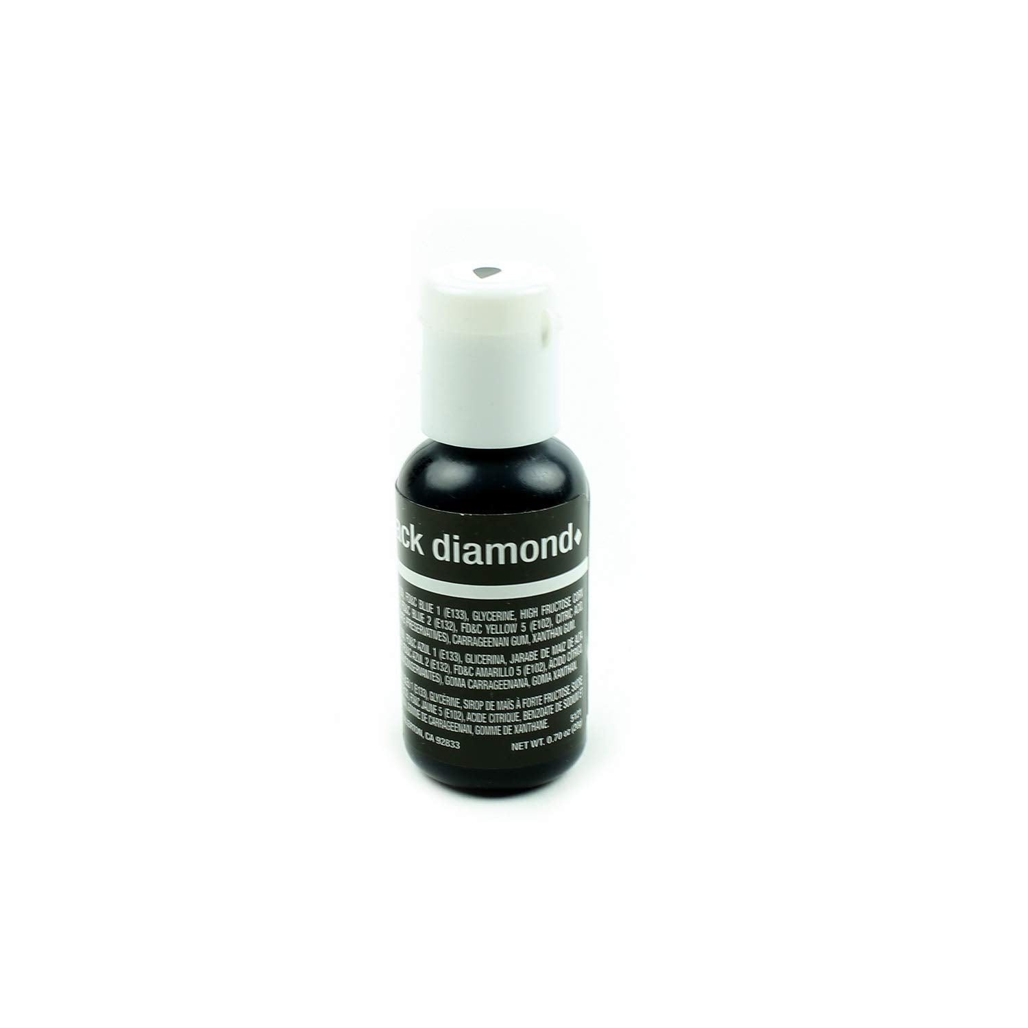 Chefmaster Black Diamond Liqua-Gel Food Coloring (# 5121) 0.70 OZ - Papagino Foods Inc.