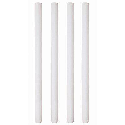 Dowel Rods - Plastic Pk/4 (317mm / 12.5”) White #DR125 - Papagino Foods Inc.