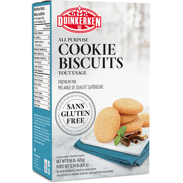 Duinkerken Gluten Free All Purpose Cookie Mix 426 grams *BBD Apr 27 2023* - Papagino Foods Inc.