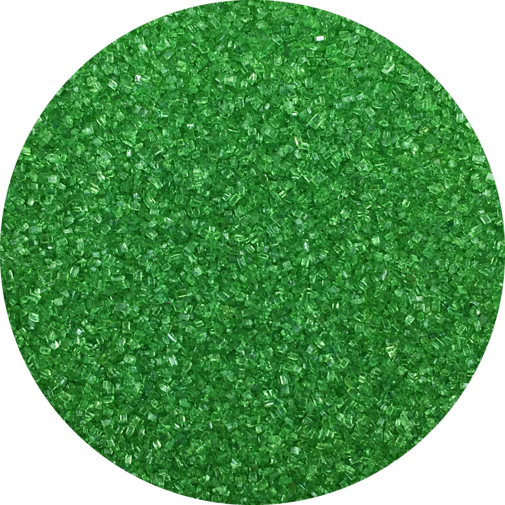 Celebakes Emerald Green Sanding Sugar, 4 oz Product #7500-7850513 - Papagino Foods Inc.