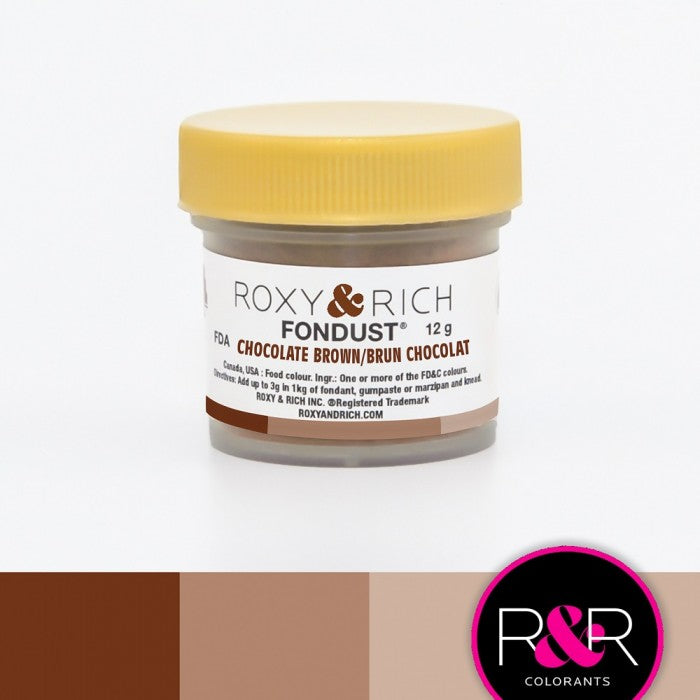 Roxy & Rich Tuscan Brown Fondust  (# F15-034) 12 G - Papagino Foods Inc.