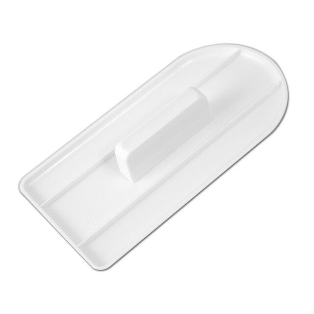 Fat Daddio, Plastic, Fondant Smoother, Round/Square Edge, 6 1/4 in x 3 1/3 in (FS-625) - Papagino Foods Inc.