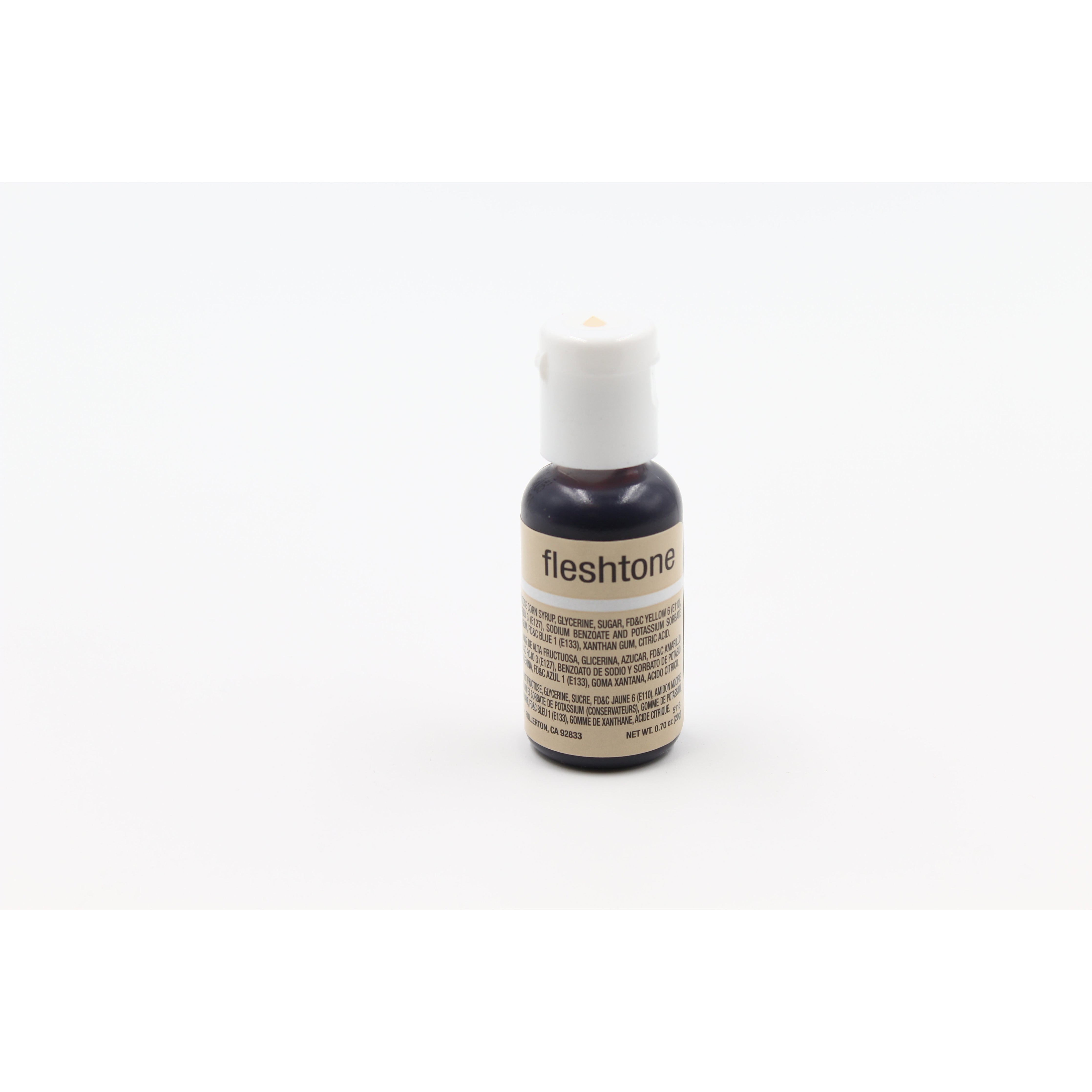 Chefmaster Fleshtone Liqua-Gel Food Coloring (# 5113) 0.70 OZ - Papagino Foods Inc.