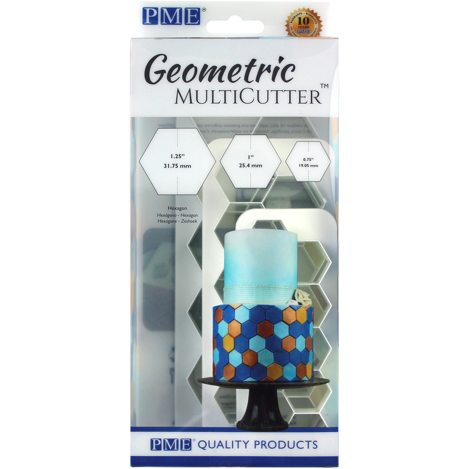 Geometric Multi Cutter - Hexagon, Set of 3 #GMC104 - Papagino Foods Inc.