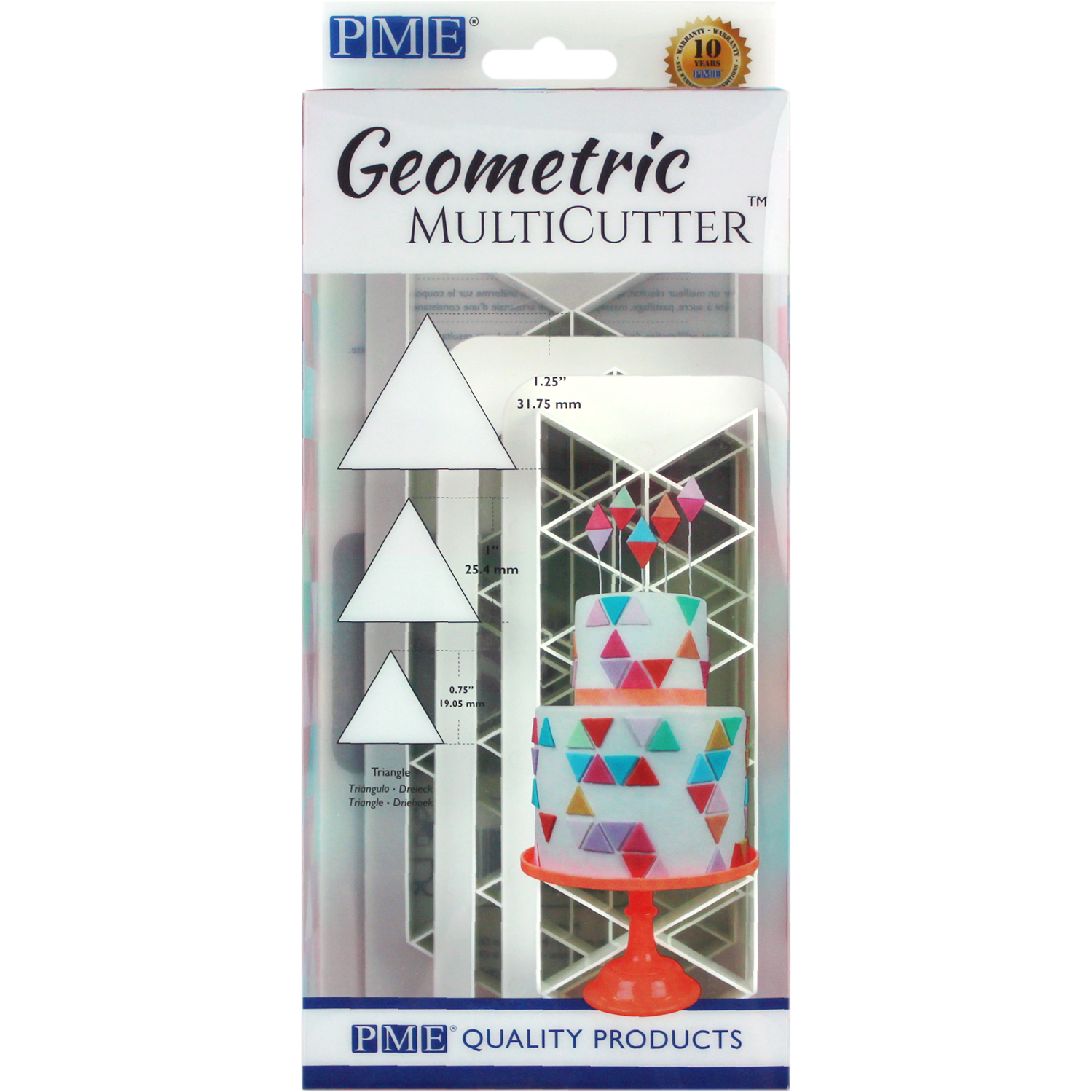 Geometric Multi Cutter - Triangle, Set of 3 #GMC114 - Papagino Foods Inc.