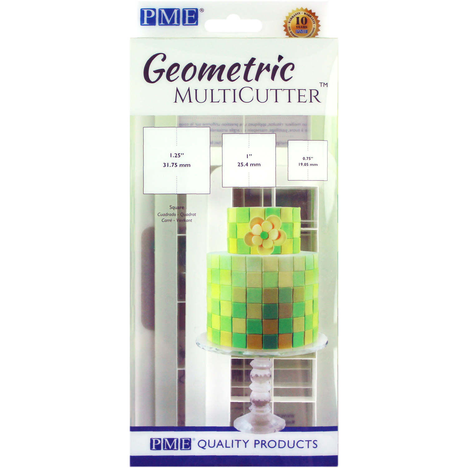 Geometric Multi Cutter - Square, Set of 3 #GMC144 - Papagino Foods Inc.