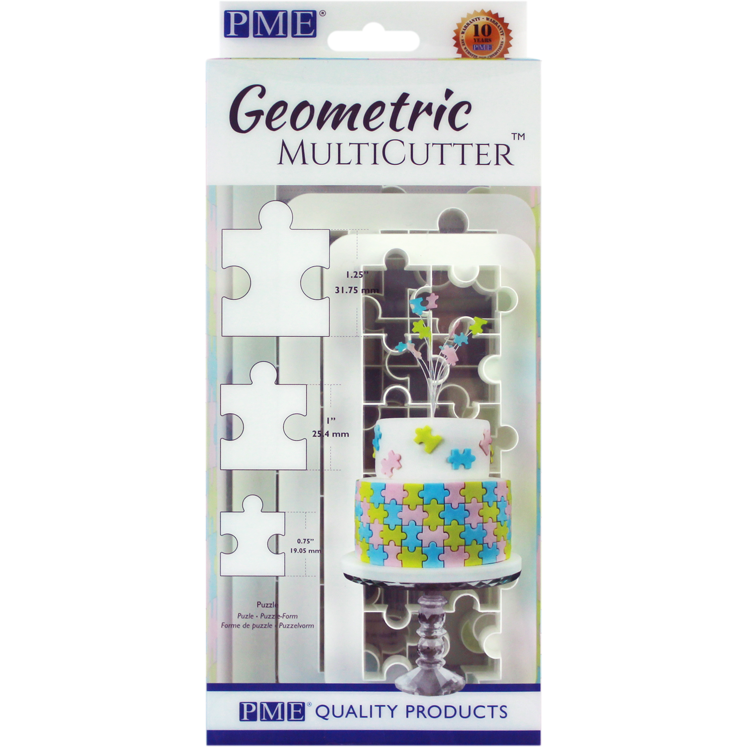 Geometric Multi Cutter - Puzzle, Set of 3 #GMC154 - Papagino Foods Inc.
