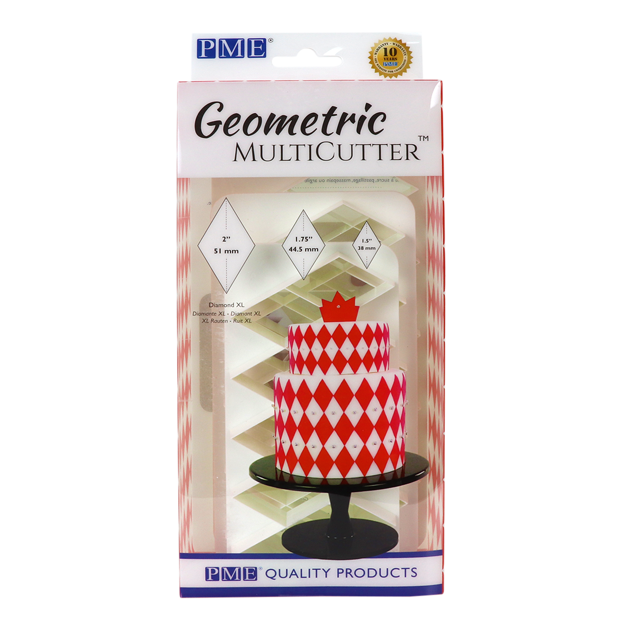 Geometric Multi Cutter - Diamond XL, Set of 3 #GMC164 - Papagino Foods Inc.