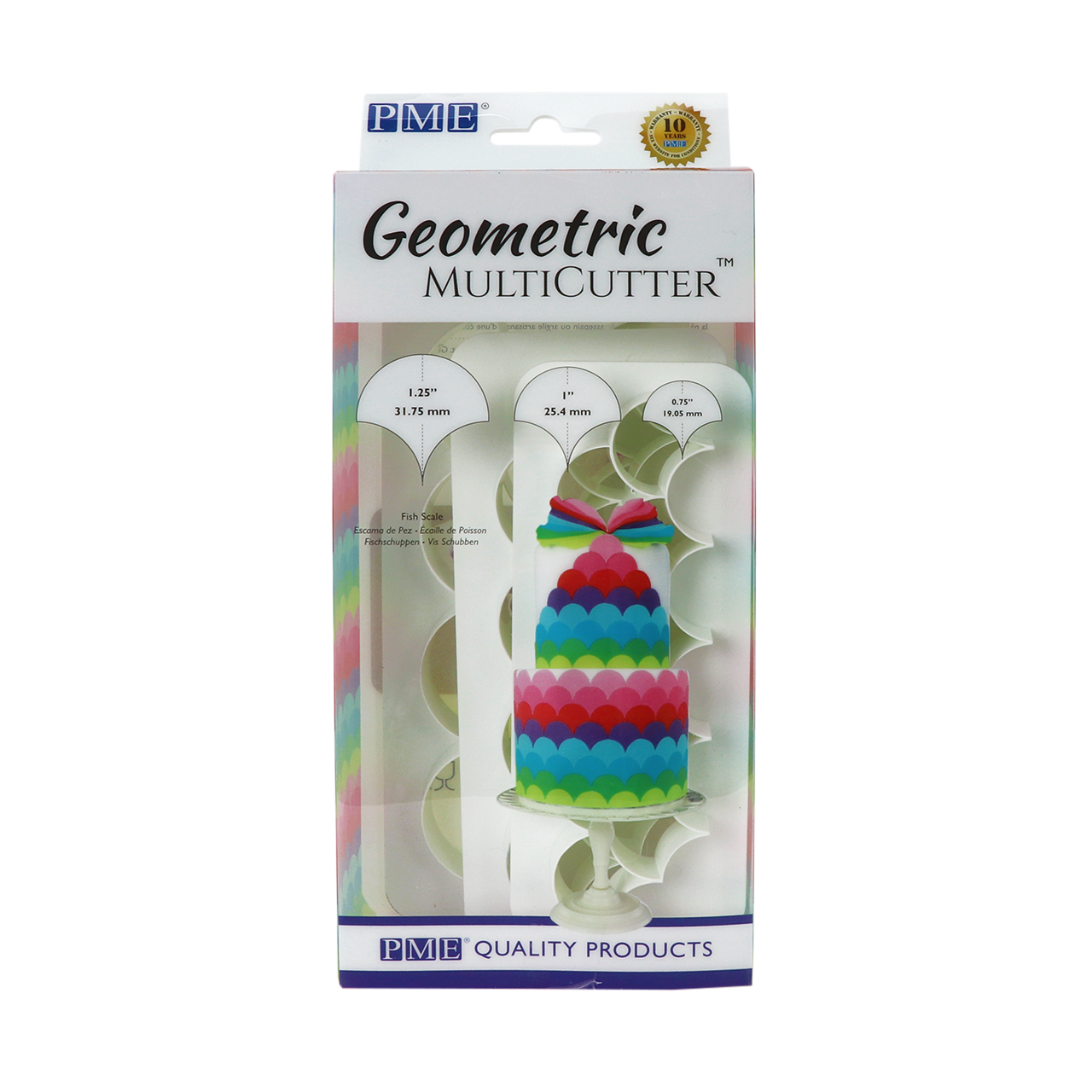 Geometric MultiCutter - Fish Scale, Set of 3#GMC194 - Papagino Foods Inc.