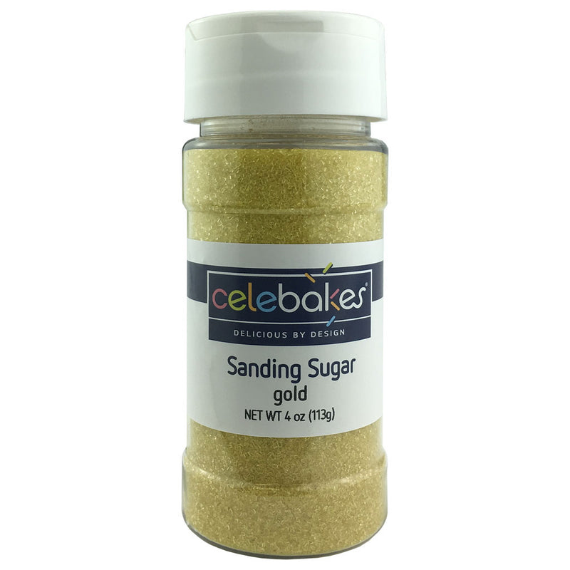 Gold Sanding Sugar, 4 oz