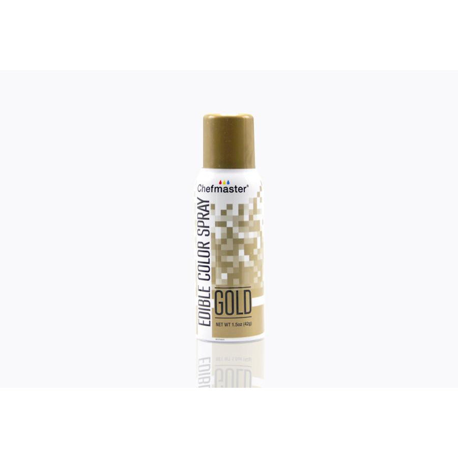 Chefmaster Edible Spray Paint Gold (# 3614) 1.5 OZ - Papagino Foods Inc.