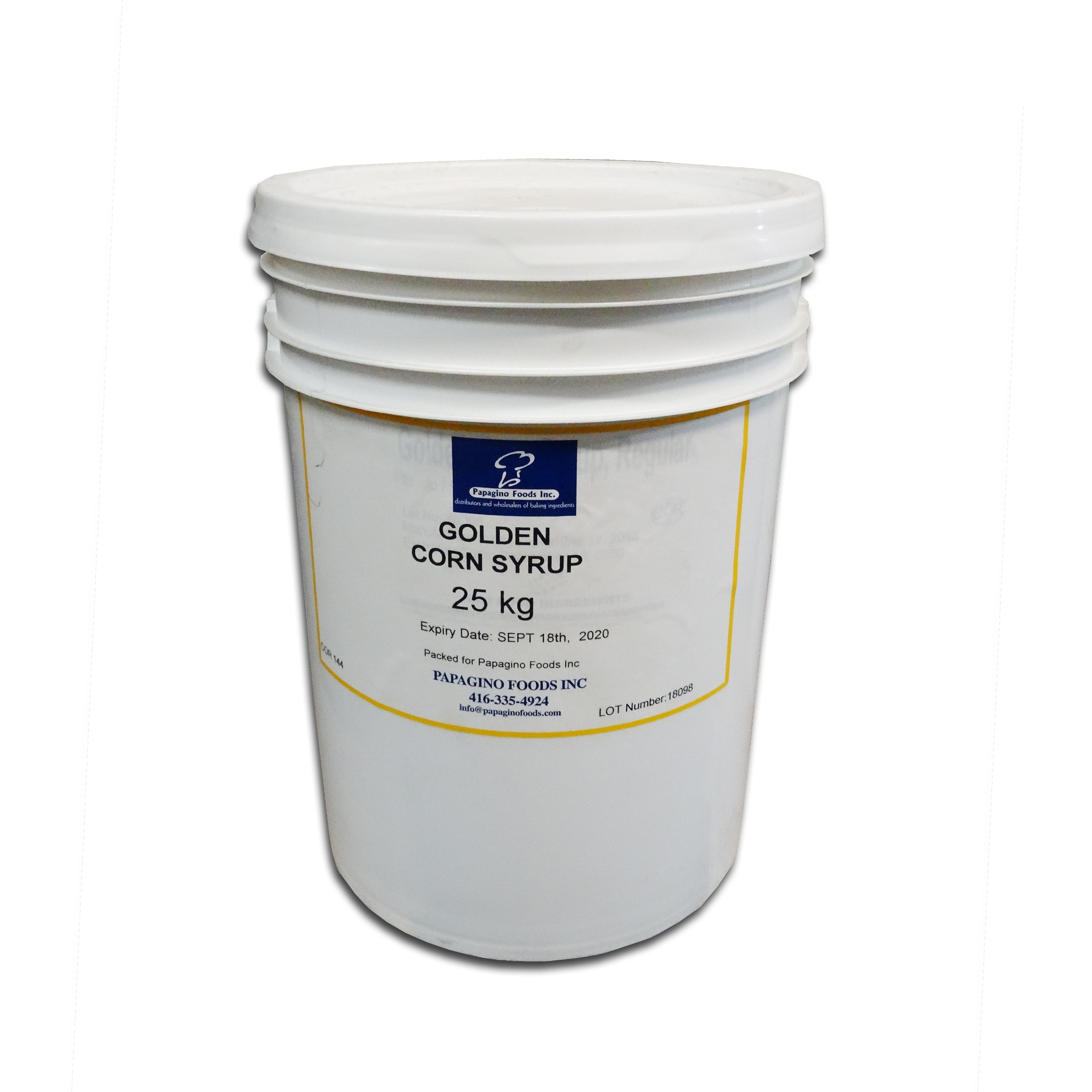 Golden Corn Syrup 25 kg (Pickup Only) - Papagino Foods Inc.
