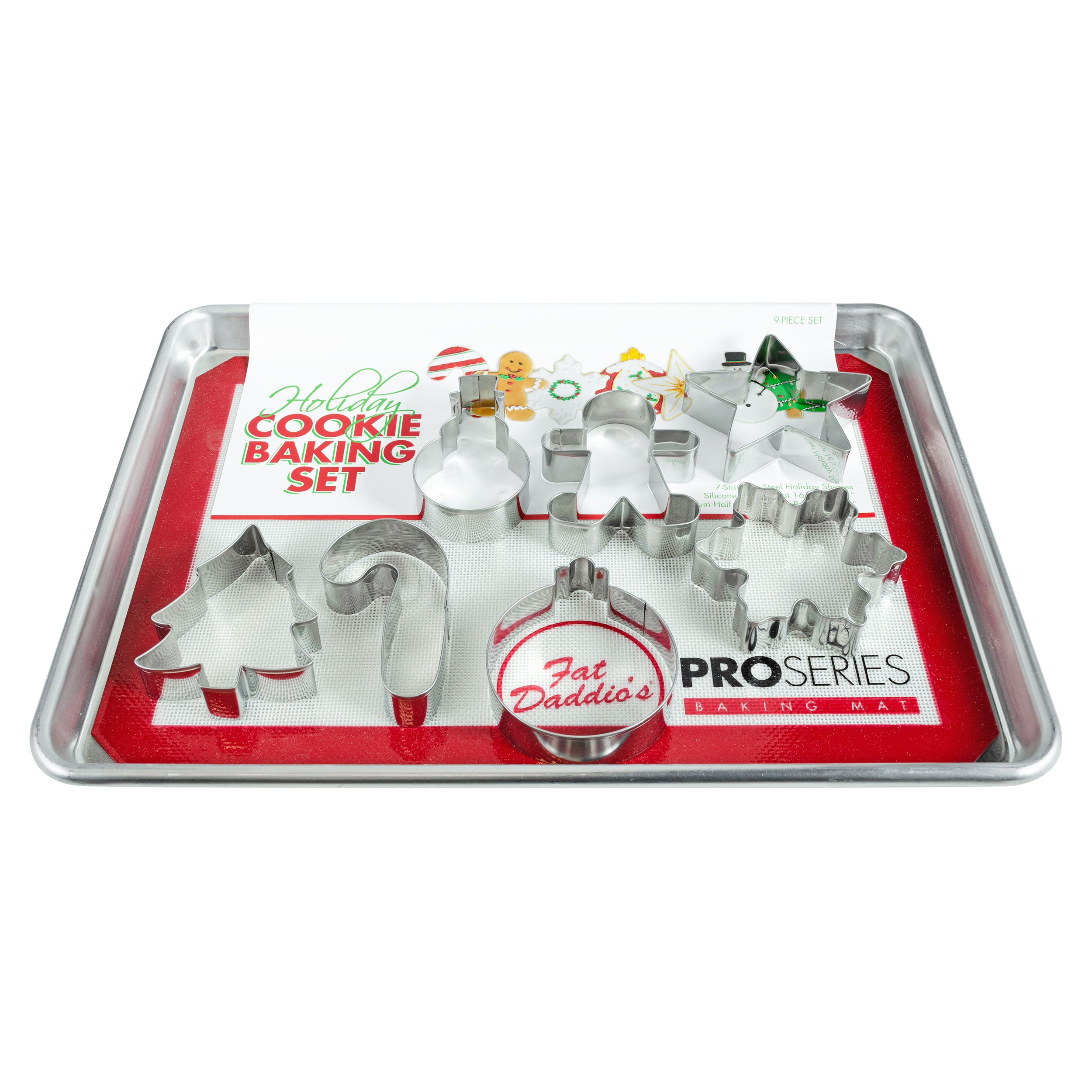 Fat Daddio, Christmas Cookie Baking Set (SP-SNOW) - Papagino Foods Inc.