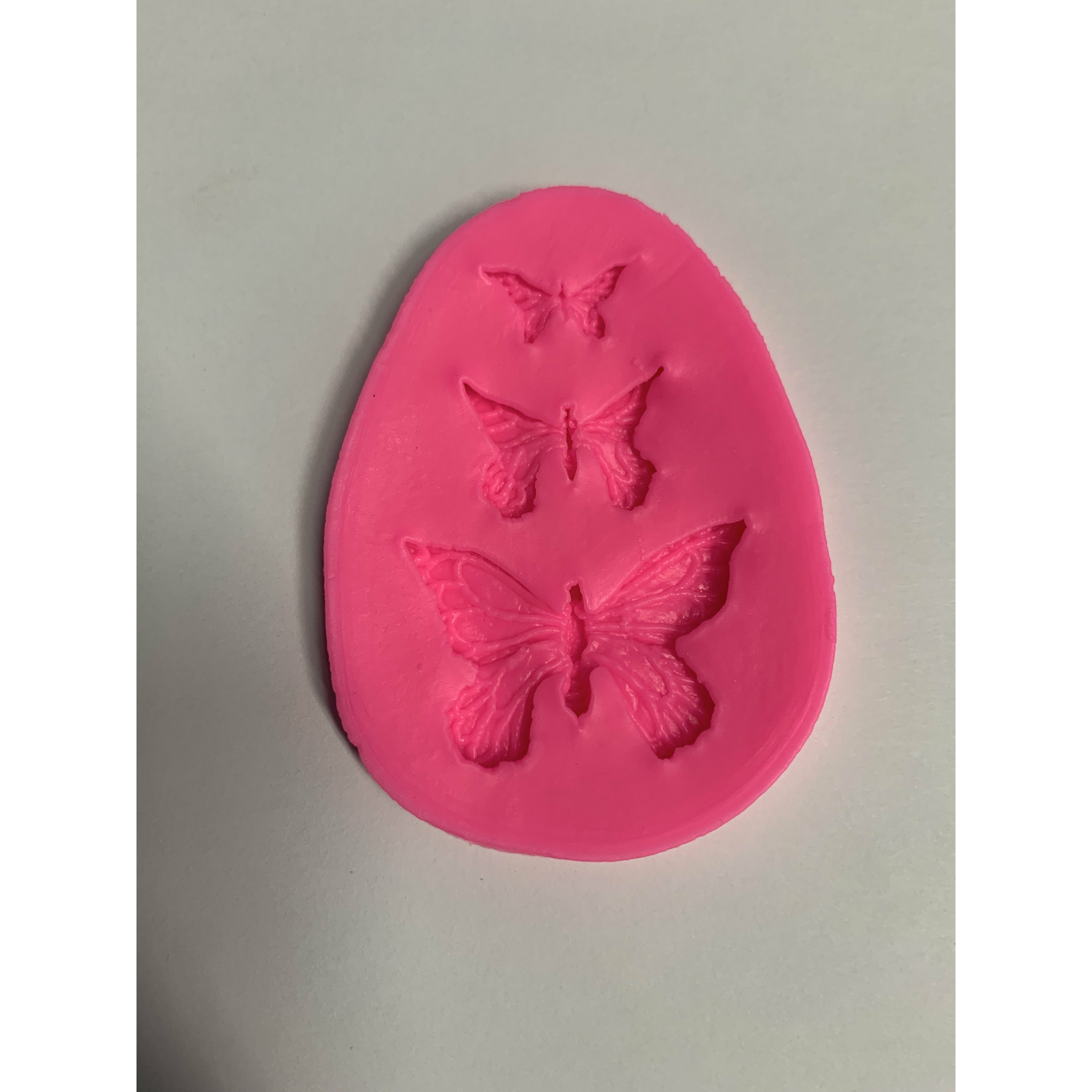 Butterfly Embossed 3D Silicone Chocolate, Cookie & Dessert Mold - Papagino Foods Inc.