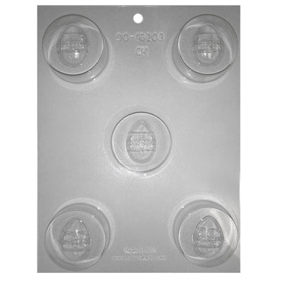 FANCY EGG ROUND SANDWICH COOKIE CHOCOLATE MOLD Product # 90-16203 - Papagino Foods Inc.