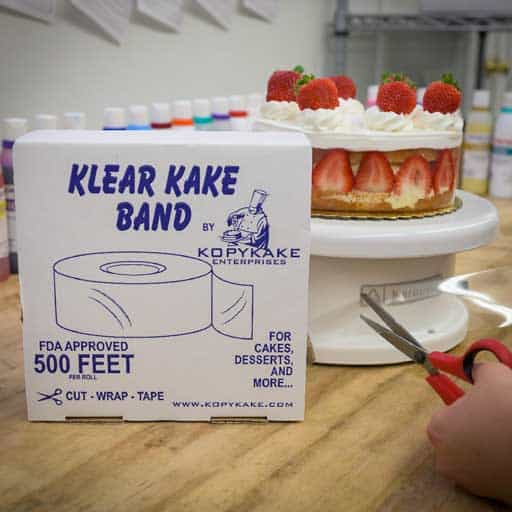 KopyKake Acetate  Cake Band  3"  x 500' - Papagino Foods Inc.